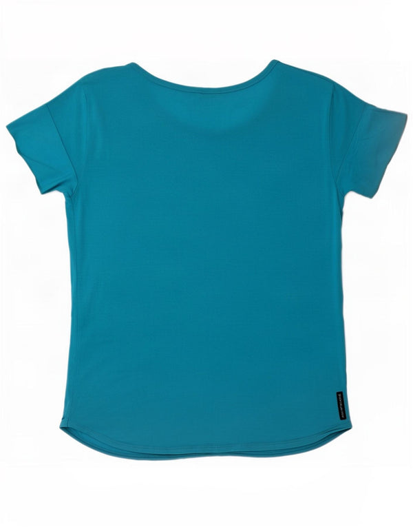 Armani Jeans Camiseta para mujer Top UK 12 Azul medio