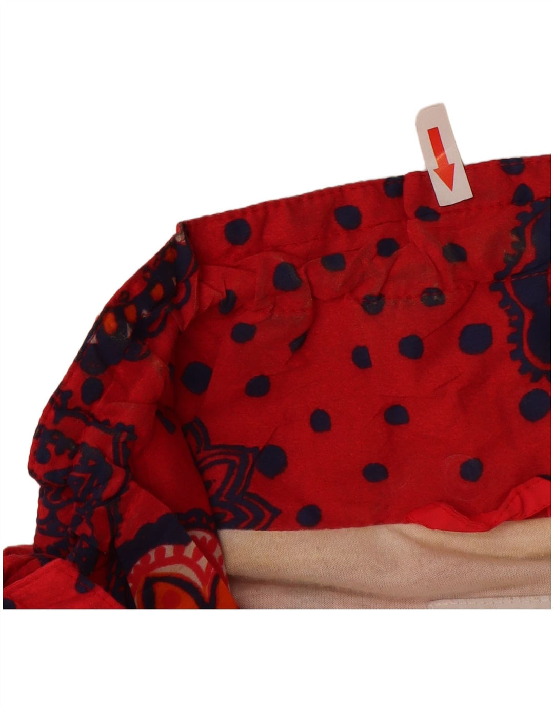 Etirel Chaqueta Anorak extragrande para mujer Reino Unido 14 Poliéster floral rojo mediano