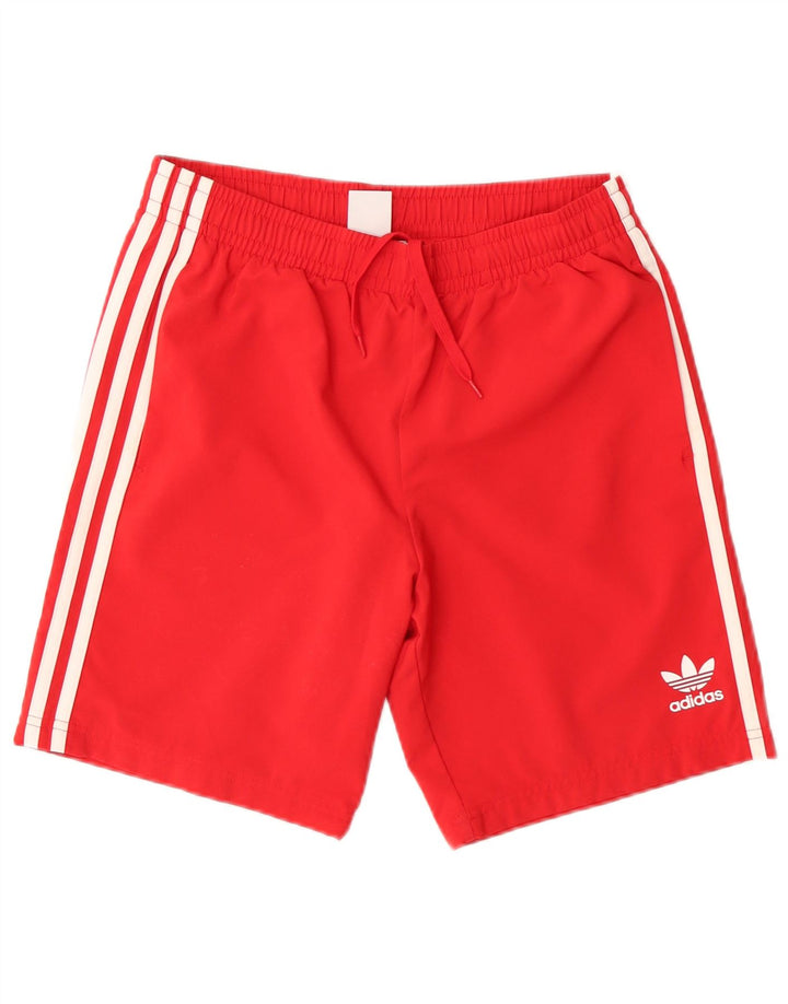 Adidas Pantalón Corto Deportivo Niño 13-14 Años Rojo Poliéster
