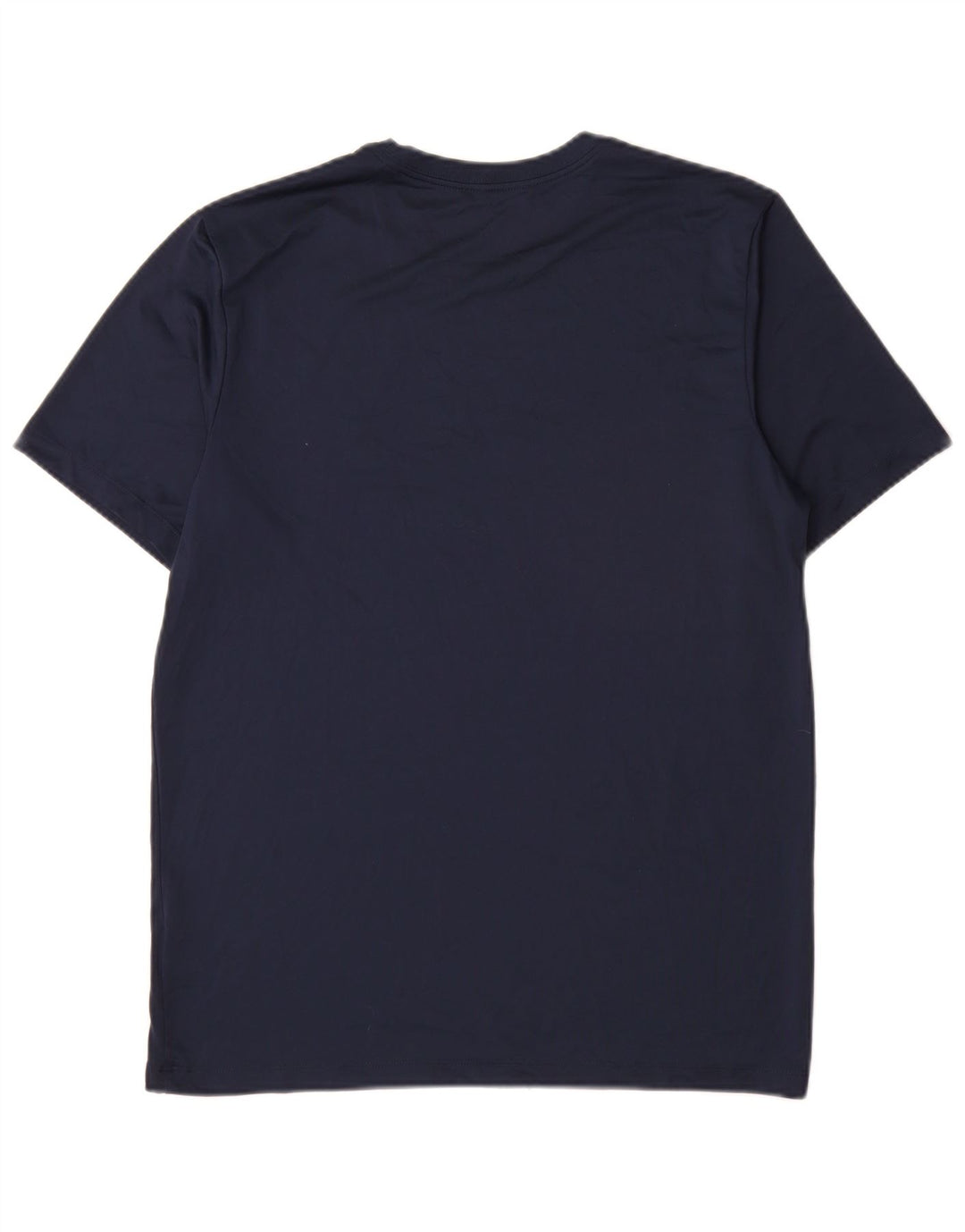 Camiseta Nike Dri Fit para hombre Top medio azul marino Poliéster