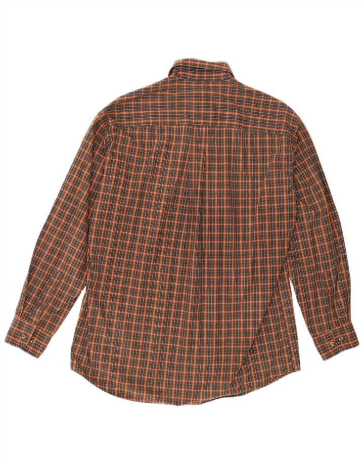 Camisa Timberland Hombre Small Verde Cuadros Algodón