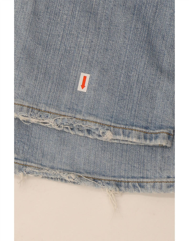 LEE Vaqueros Jinx desgastados con corte de bota para mujer W31 L35 Algodón azul