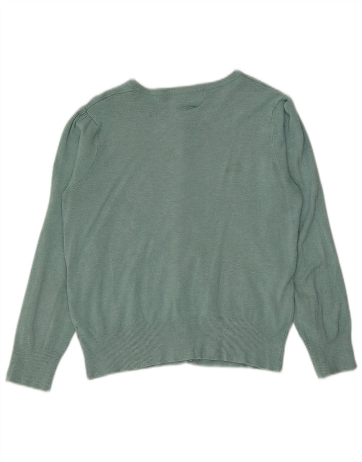 Marks & Spencer - Cárdigan para mujer, talla 40, viscosa verde medio