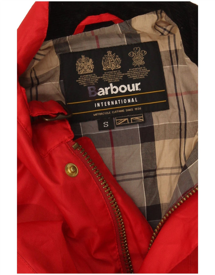 Barbour Mens Motorstyle Racer Chaqueta Reino Unido 36 Pequeño Rojo