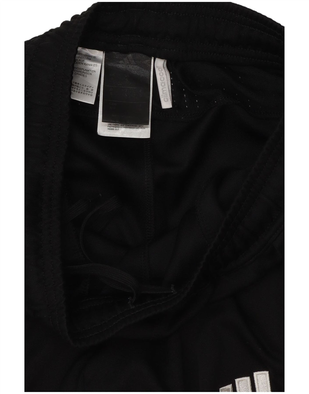 Adidas Mens Climacool Chándal Pantalones Pequeños Negro Poliéster
