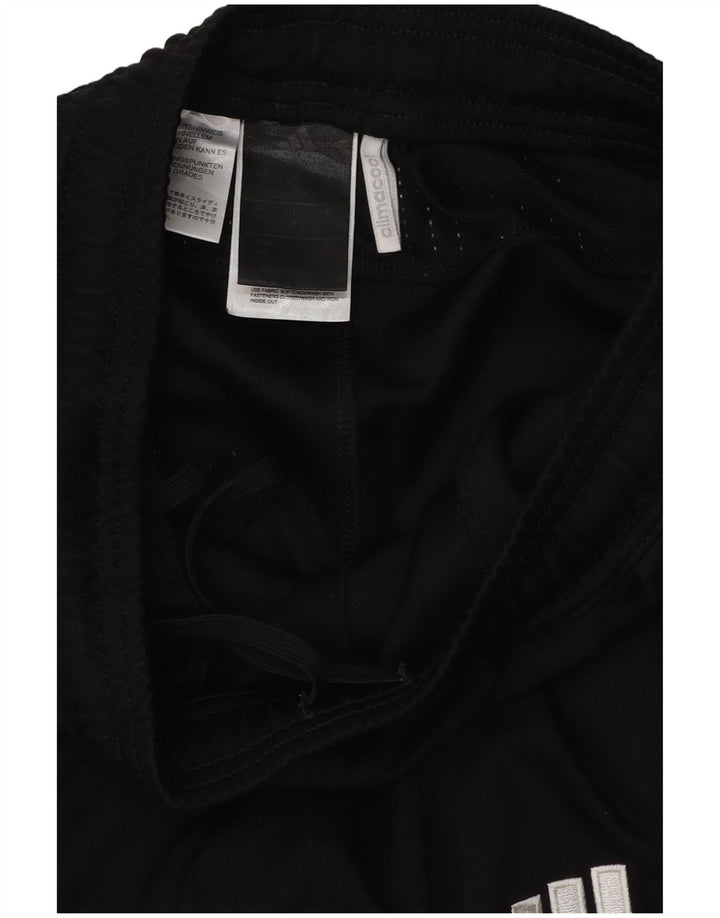 Adidas Mens Climacool Chándal Pantalones Pequeños Negro Poliéster