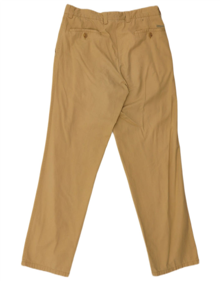 Camel Active Pantalón de traje con pinzas para hombre EU 48 Medium W33 L32 Algodón beige