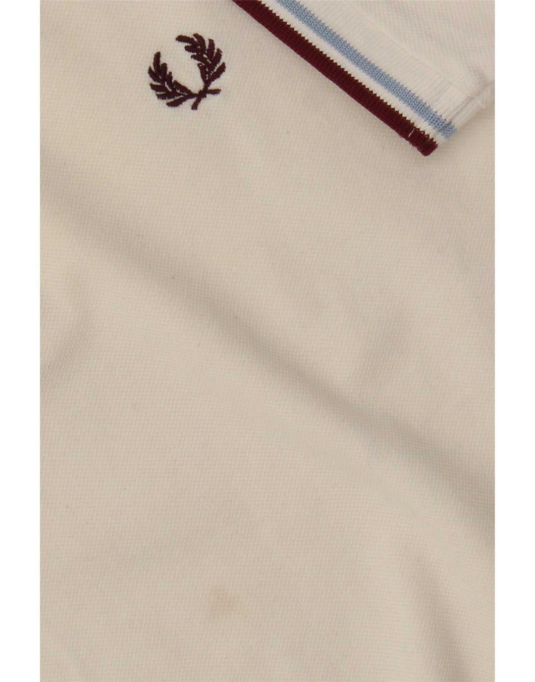 Polo Fred Perry Hombre Grande Blanco Algodón