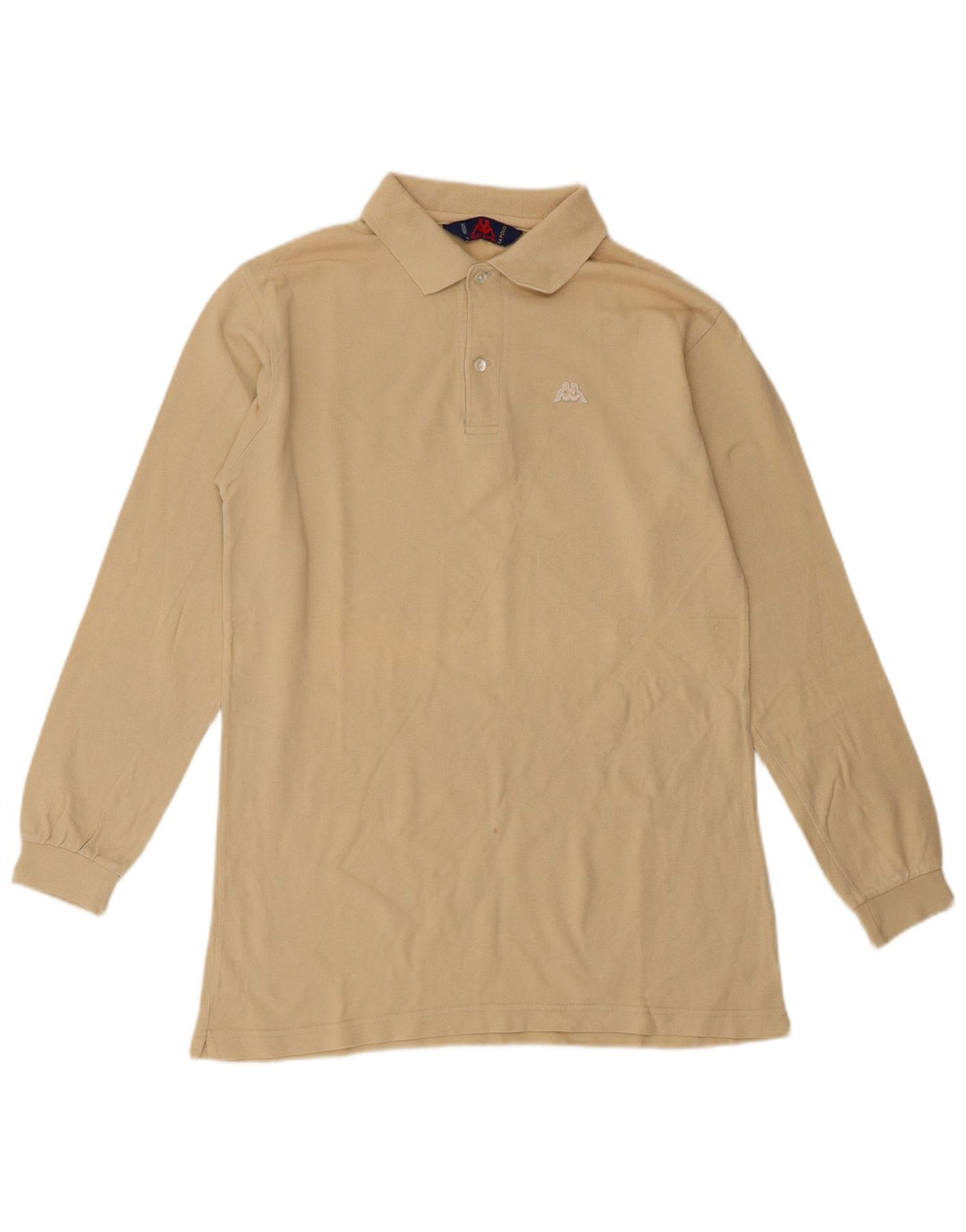 Kappa Polo De Manga Larga De Algodón Beige Medio Hombre