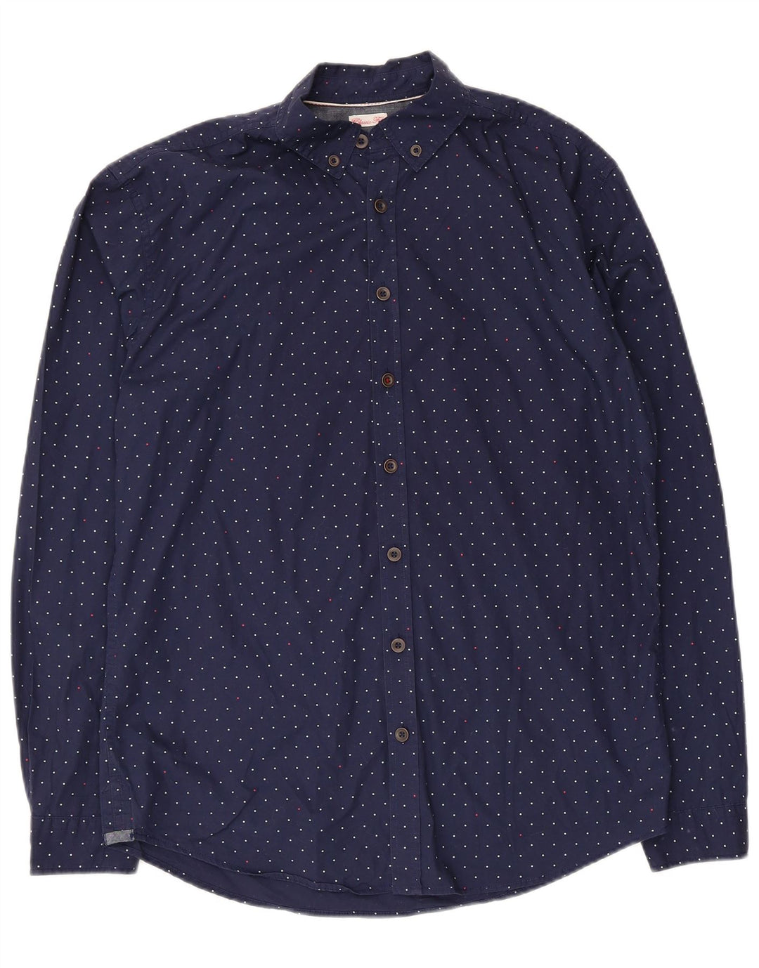 Camisa de corte clásico para hombre Joules Azul marino mediano con lunares