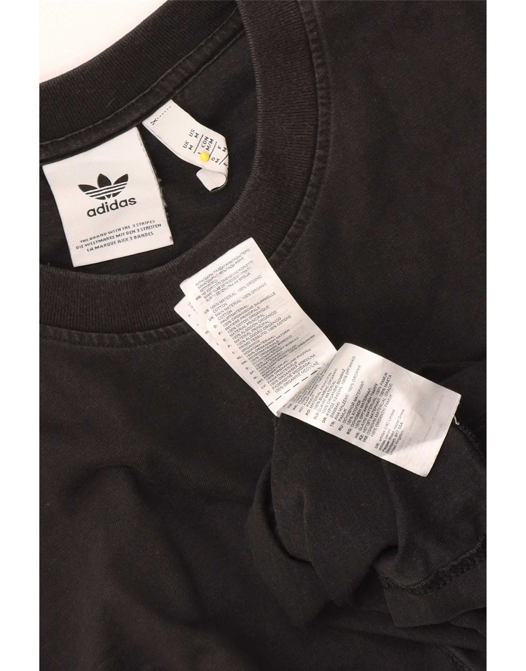 Camiseta Adidas Hombre Top Medium Negro Algodón