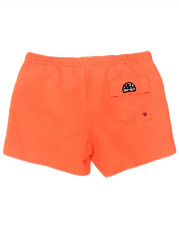 Sundek Bañador con gráfico para hombre, color naranja medio, poliéster