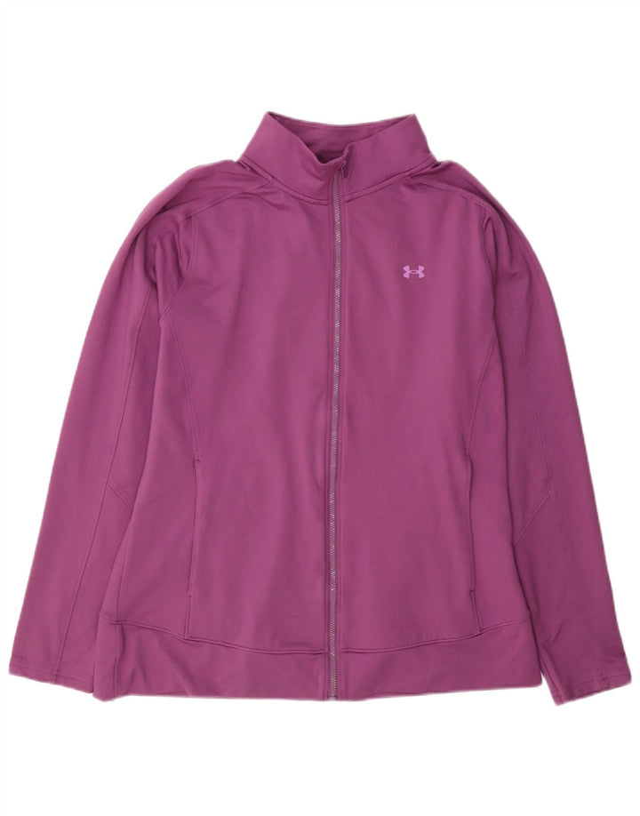 Under Armour Chaqueta de chándal para mujer Reino Unido 44 Poliéster morado grande