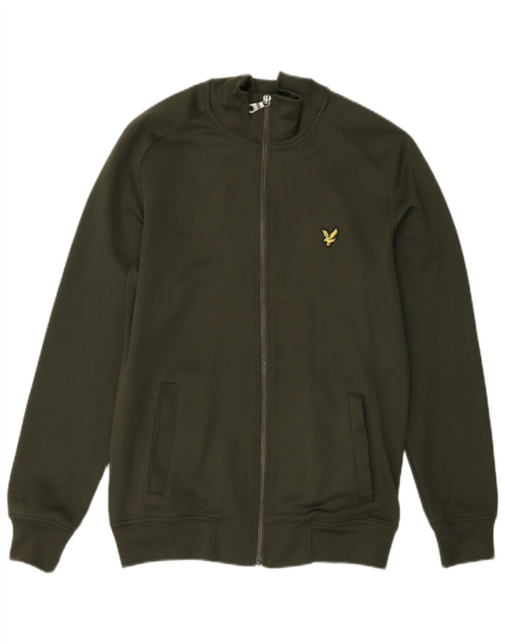 LYLE & SCOTT Chaqueta de chándal para mujer UK 6 XS Caqui Poliéster