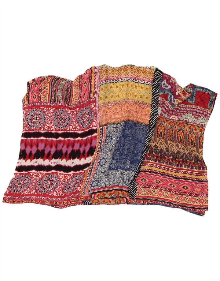 DESIGUAL Blusa extragrande para mujer UK 44 Medio Paisley multicolor