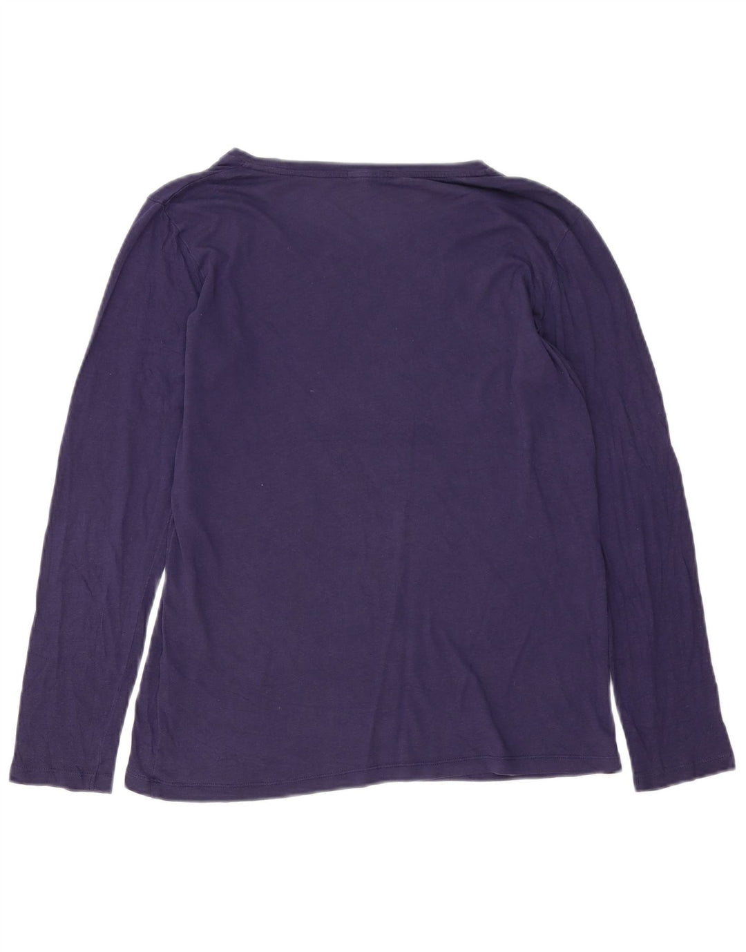 JIGSAW Top Mujer Manga Larga UK 44 Medio Azul Marino Modal