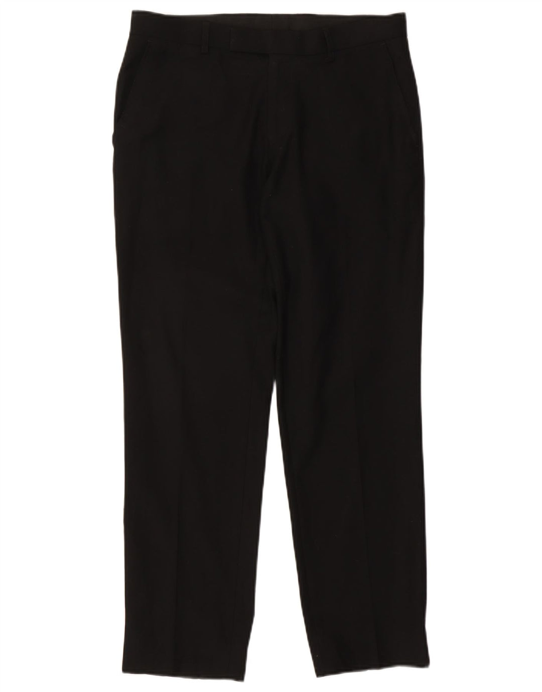 Marks & Spencer Pantalones de traje rectos para hombre W32 L29 Negro