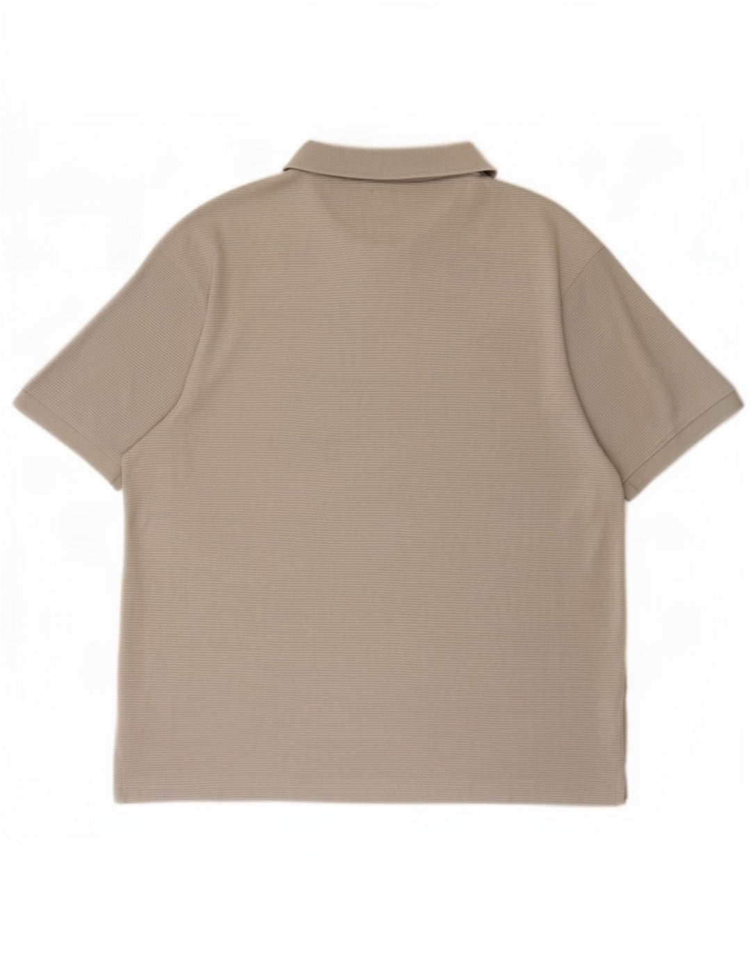 Zara Polo Hombre Algodón Rayas Gris Grande