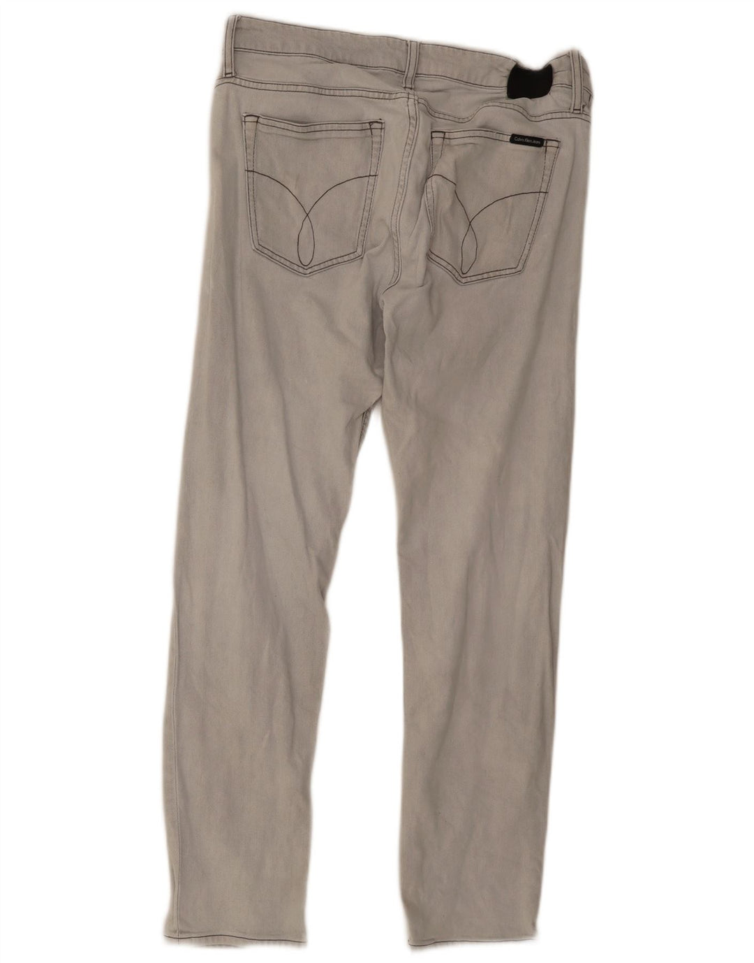 Calvin Klein Jeans ajustados para hombre W36 L32 Algodón gris