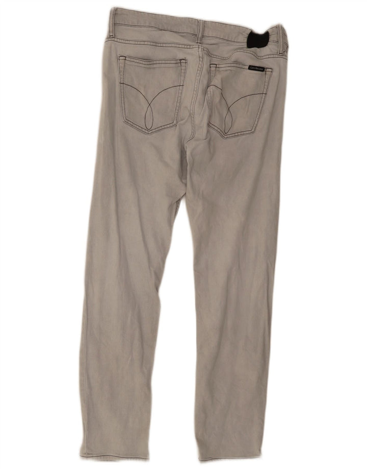 Calvin Klein Jeans ajustados para hombre W36 L32 Algodón gris