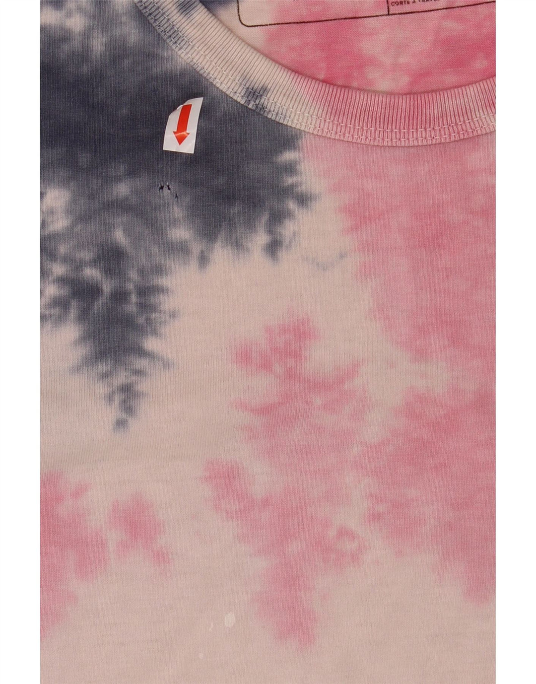 VANS Camiseta Hombre Top XL Rosa Tie Dye Algodón