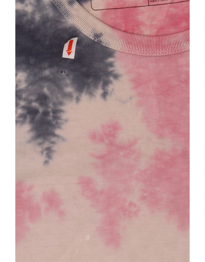 VANS Camiseta Hombre Top XL Rosa Tie Dye Algodón