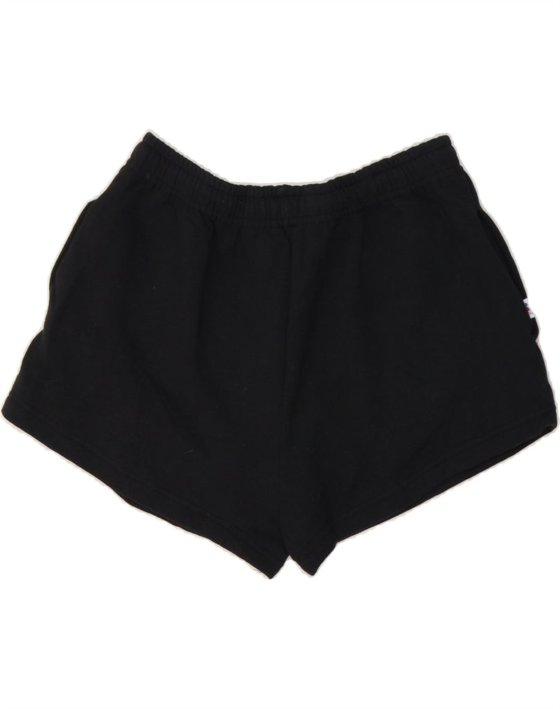 RUSSELL ATHLETIC Womens Sport Shorts UK 14 Large  Black Cotton Vintage Russell Athletic and Second-Hand Russell Athletic from Messina Hembry 