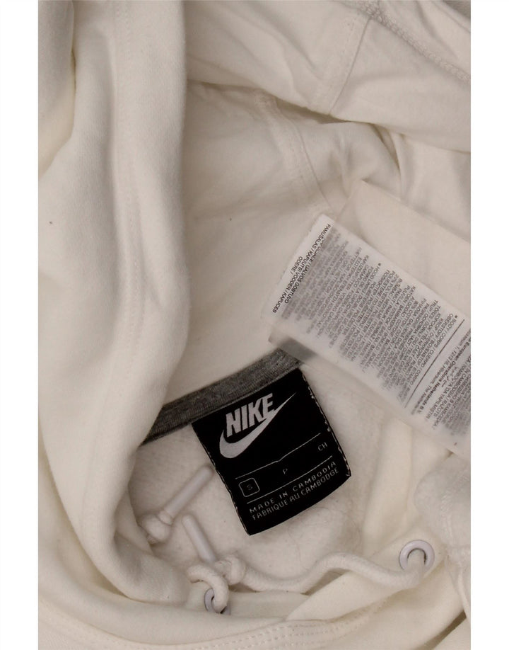 Nike - Sudadera con capucha para hombre, talla pequeña, algodón blanco