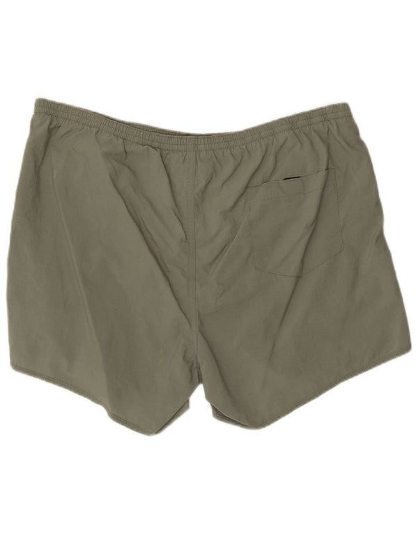 Nike - Pantalones cortos deportivos para hombre, talla 34/35, nailon verde grande