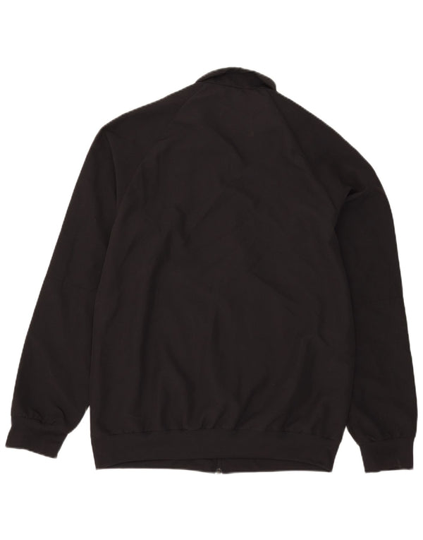 Adidas Mens Climalite Chándal Top Chaqueta Pequeña Poliéster Negro