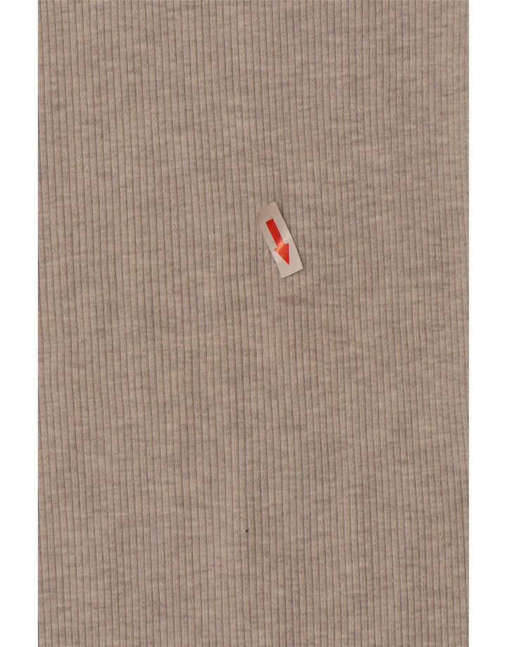 Zara Mujer Trafaluc Falda Recta Pequeña W26 Gris Colorblock Poliéster