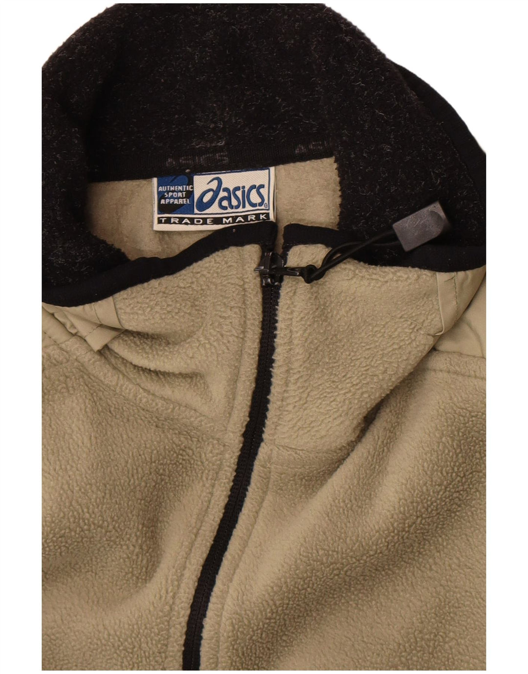 Chaqueta polar Asics para hombre UK 44 2XL Caqui Colorblock
