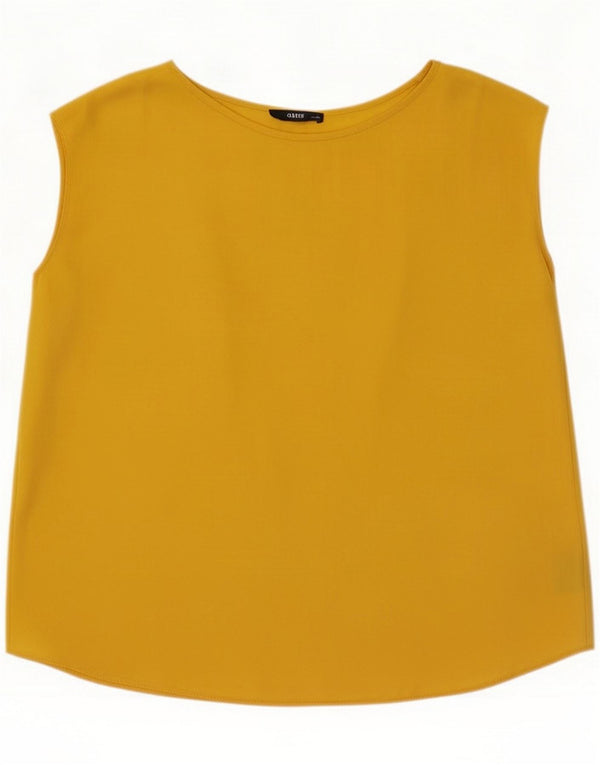 Blusa Oasis para mujer Top UK 44 Poliéster amarillo grande