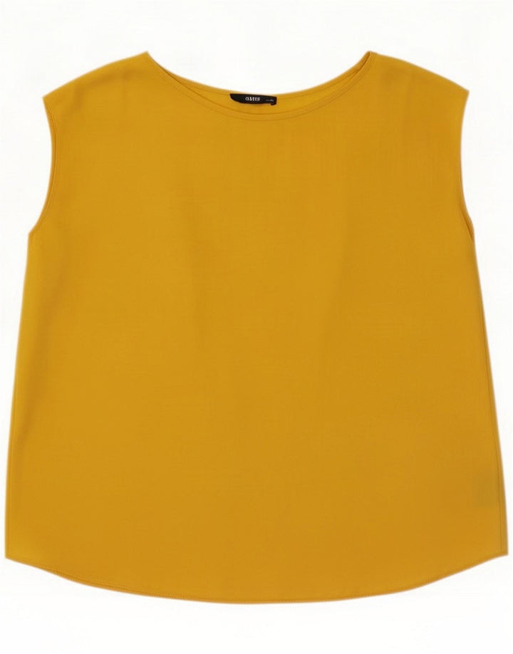 Blusa Oasis para mujer Top UK 44 Poliéster amarillo grande