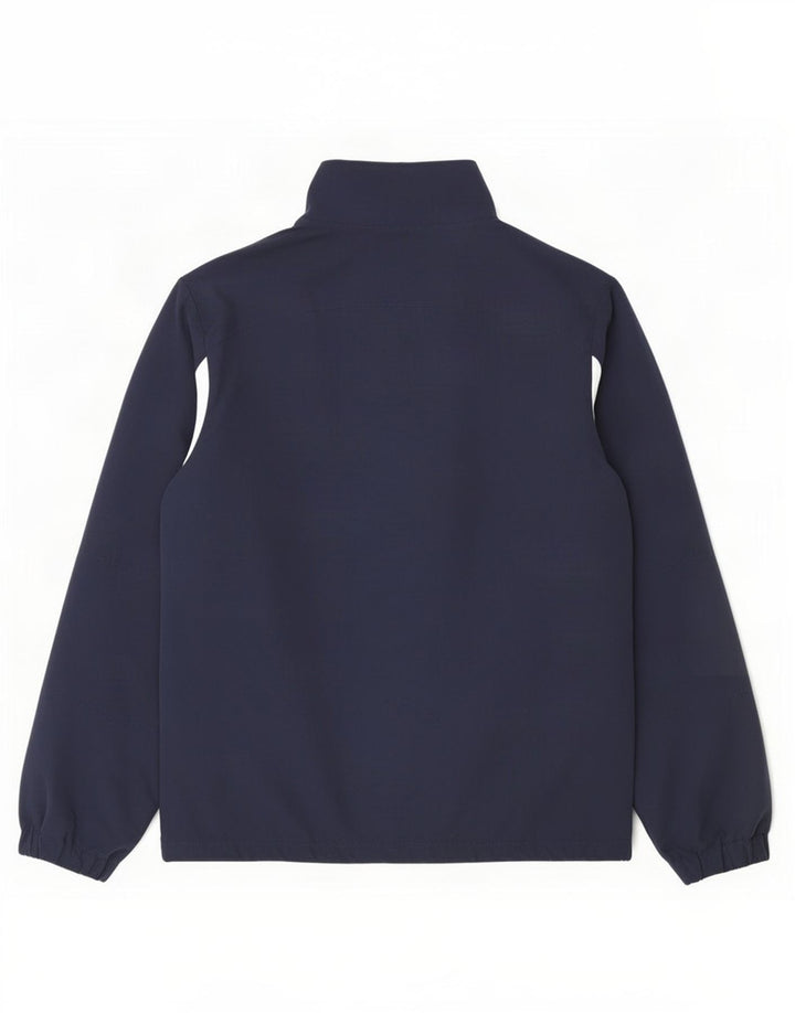 Fila Mens Chándal Top Chaqueta Grande Azul Marino Colorblock Poliéster