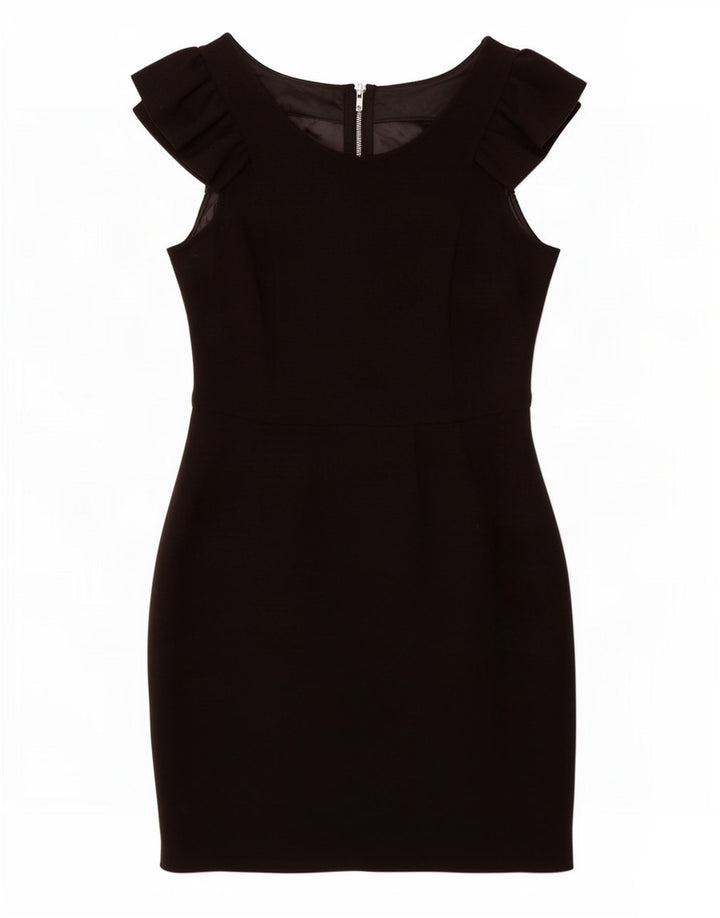 Vestido tubo sin mangas para mujer de Warehouse UK 42 Poliéster negro mediano