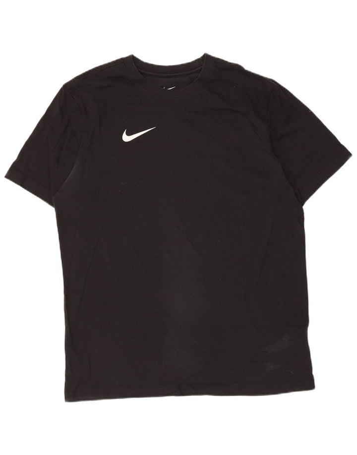 Camiseta Nike Dri Fit para hombre Top mediano de algodón negro