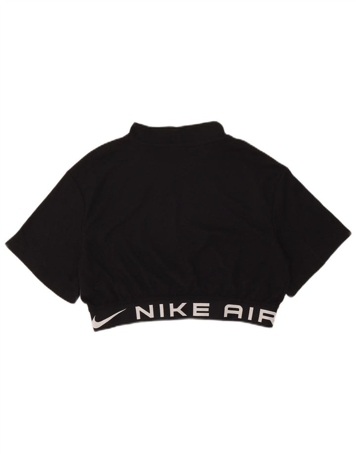 Nike Camiseta corta gráfica para mujer UK 44 Mediano Negro Poliéster