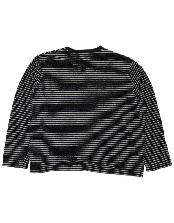 Marks & Spencer - Camiseta de manga larga para mujer, talla 40, 2XL, color azul marino