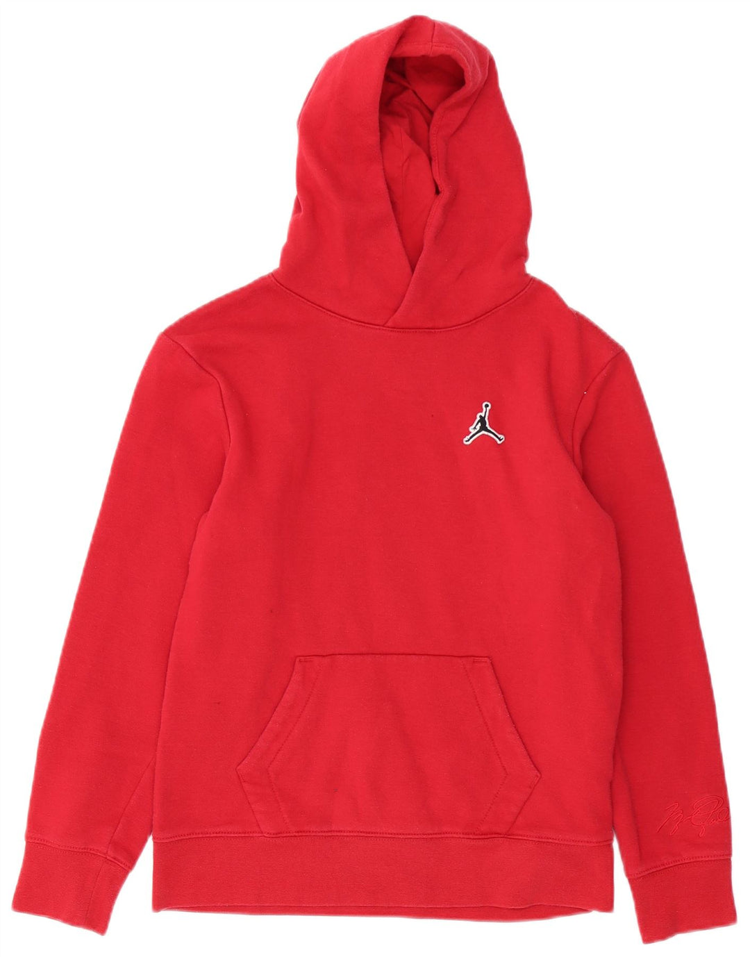 JORDAN Sudadera con capucha para niños 12-13 años Grande Rojo Algodón