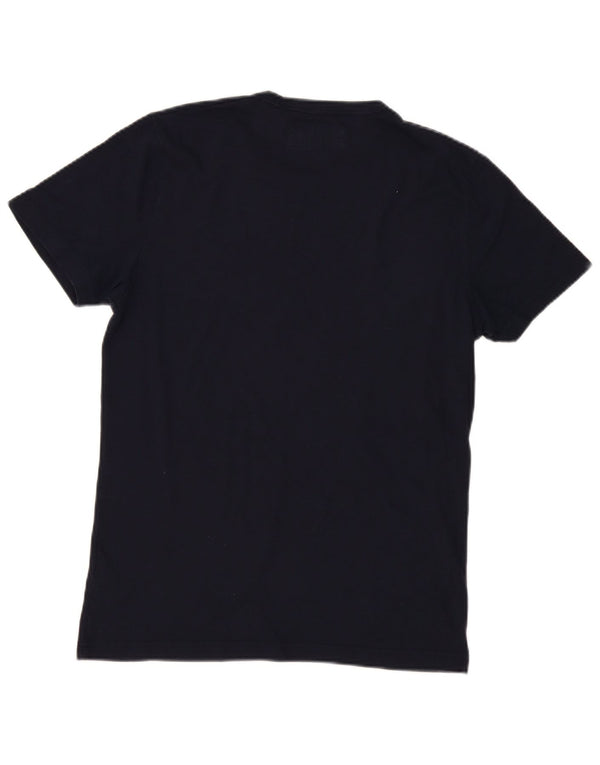 Abercrombie & Fitch Camiseta para hombre Top Medium Azul marino Algodón