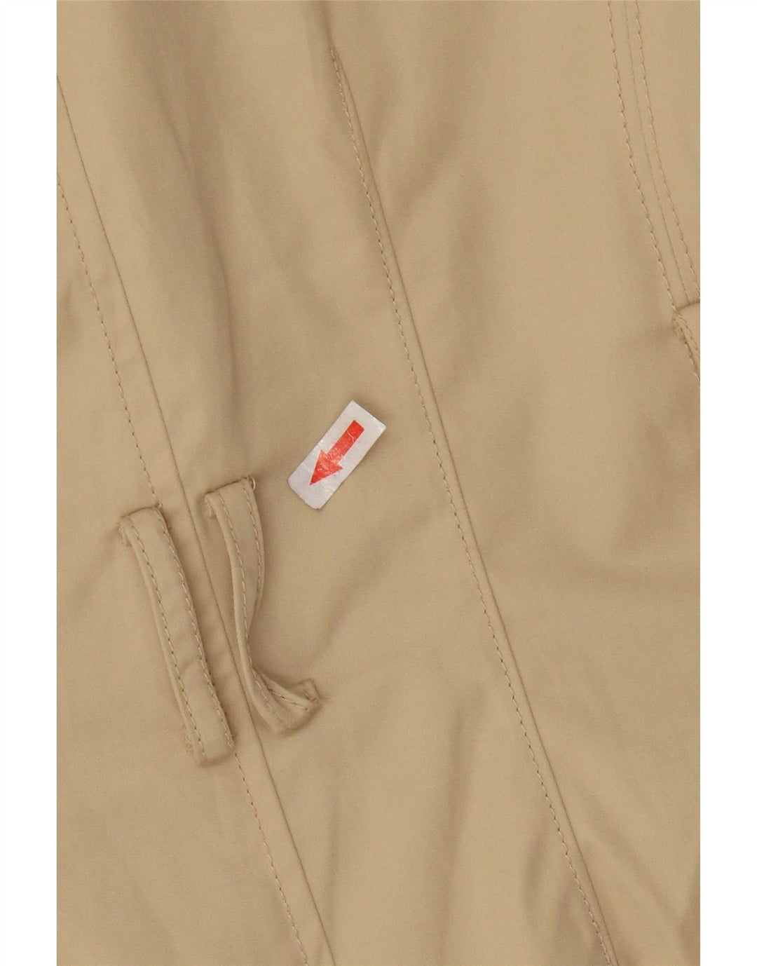 Lands End Gabardina para mujer Reino Unido 10 Pequeño Algodón Beige