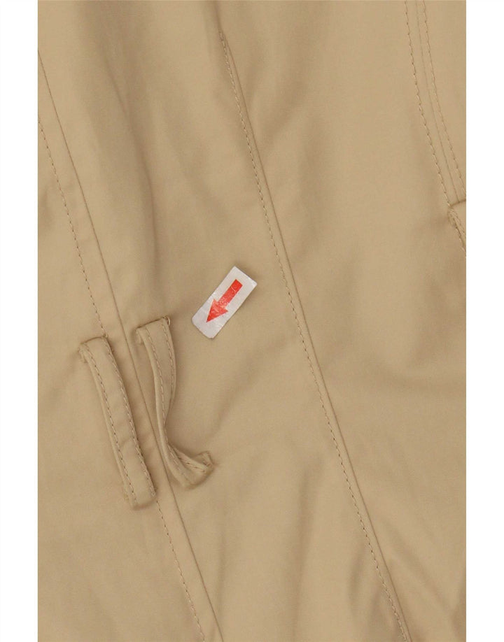 Lands End Gabardina para mujer Reino Unido 10 Pequeño Algodón Beige