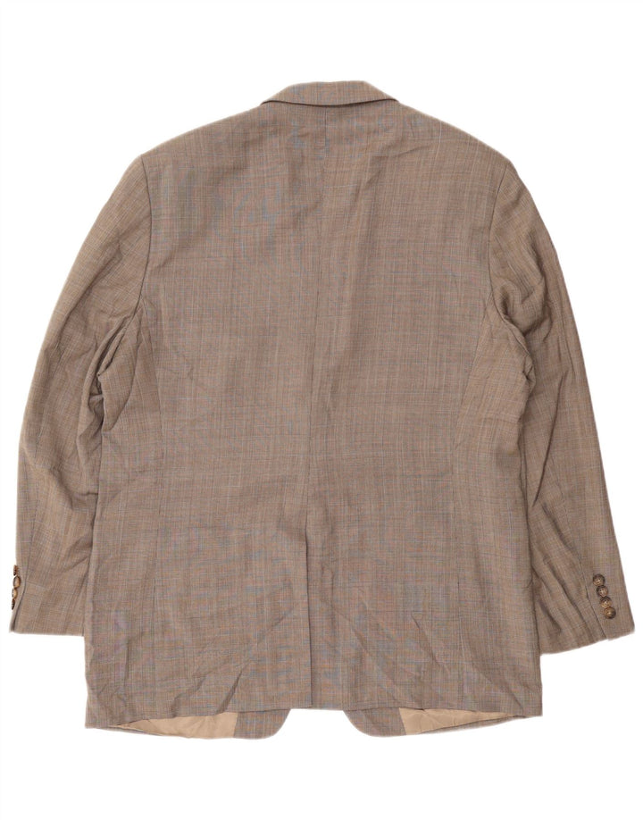 RALPH LAUREN Chaqueta tipo blazer de 2 botones para hombre UK 40 Large Grey Check