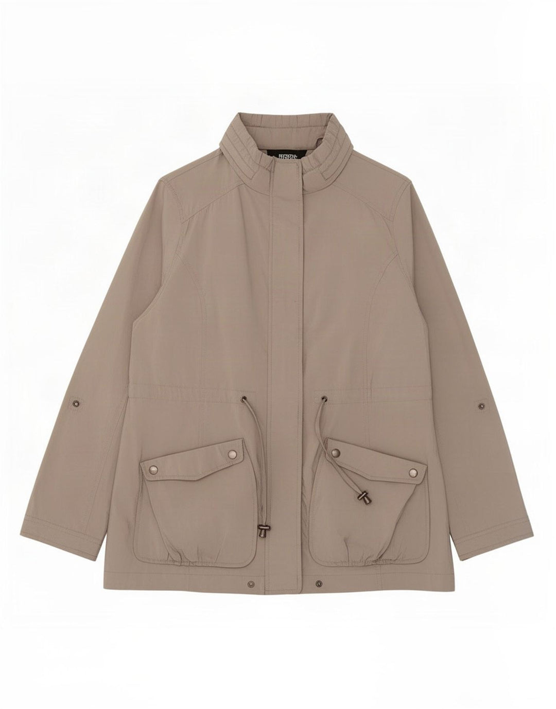 Parka con capucha para mujer M&Co UK 40 Poliéster gris medio