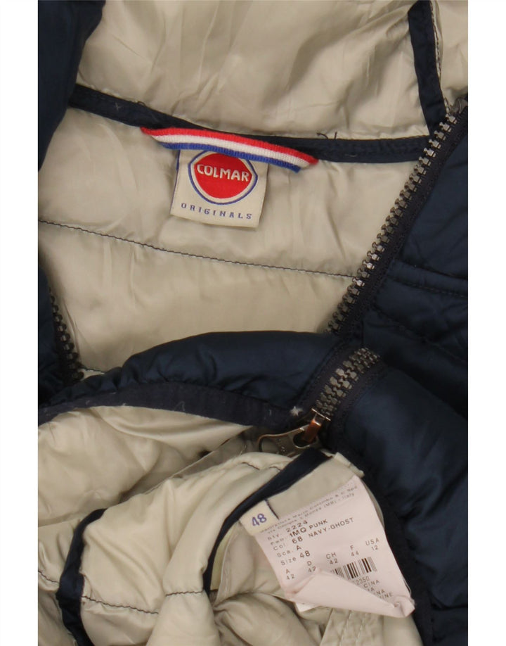 Chaqueta acolchada con capucha Colmar para mujer IT 48 XL Poliéster azul marino