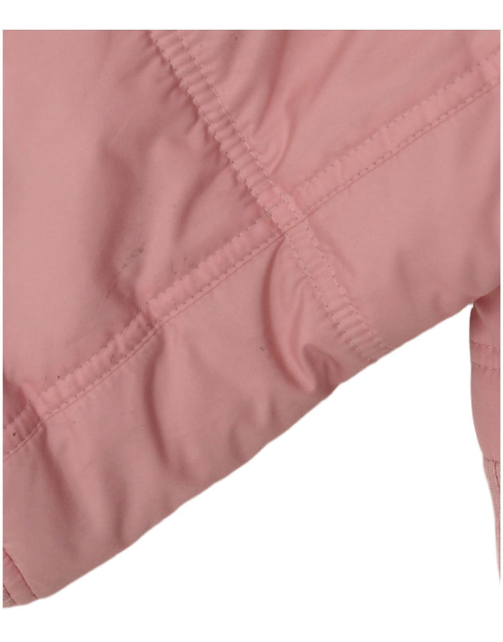 Buffalo - Chaqueta acolchada con capucha para mujer, talla 40, poliéster rosa grande