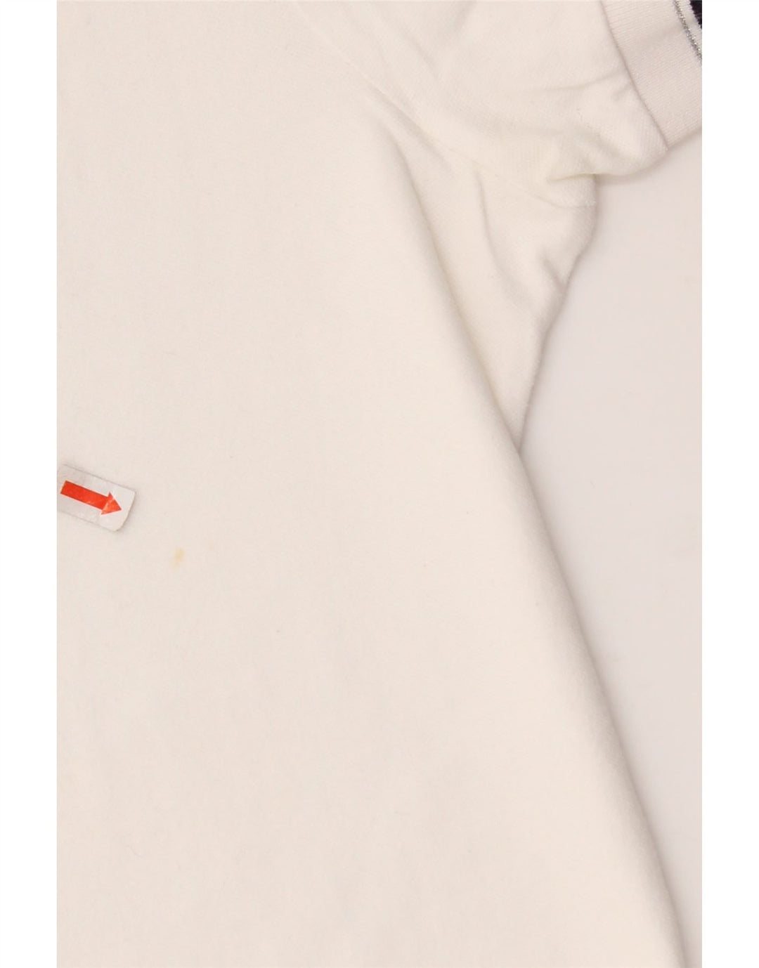 BENETTON Polo para mujer UK 40 Mediano Blanco