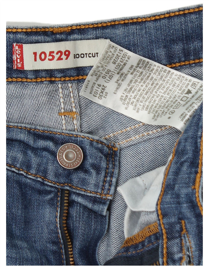 LEVI'S Mujer 10529 Vaqueros Bootcut W29 L30 Algodón Azul