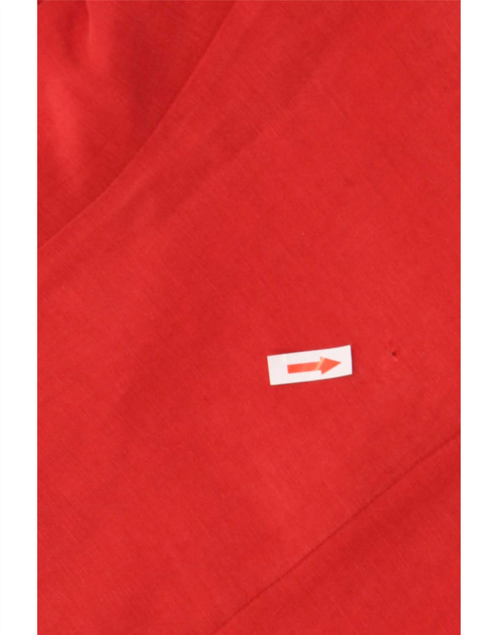 Armani Collezioni Chaqueta Blazer para Mujer IT 42 Lino Rojo Mediano